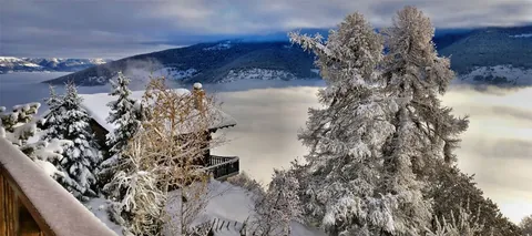 Winterblick vom Chalet