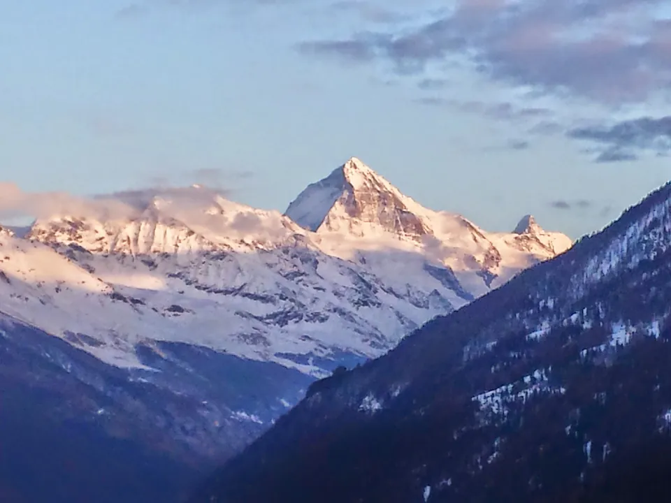 Dent Blanche im Abendlicht